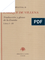 Enrique de Villena, Traducción y Glosas de La Eneida, Libros I-III