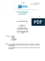 EASA Boeing 767 Type Certificate Data Sheet