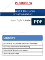 Qip Lecture On: Electrical & Electronics Circuit Simulation