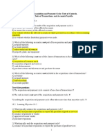 Chapter 18 Audit of The Acquisition and Payment Cycle: Tests of Controls, Substantive Tests of Transactions, and Accounts Payable