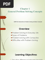 Chapter 1 - General Problem Solving Concept