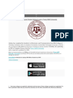 Current Graduate Student Advice To Get in Texas A&M University