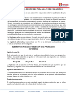 Unidad 2 Introducción Prueba de Hipótesis PDF