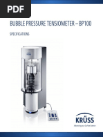 Kruss Tensiometer K100 Manual Transfer