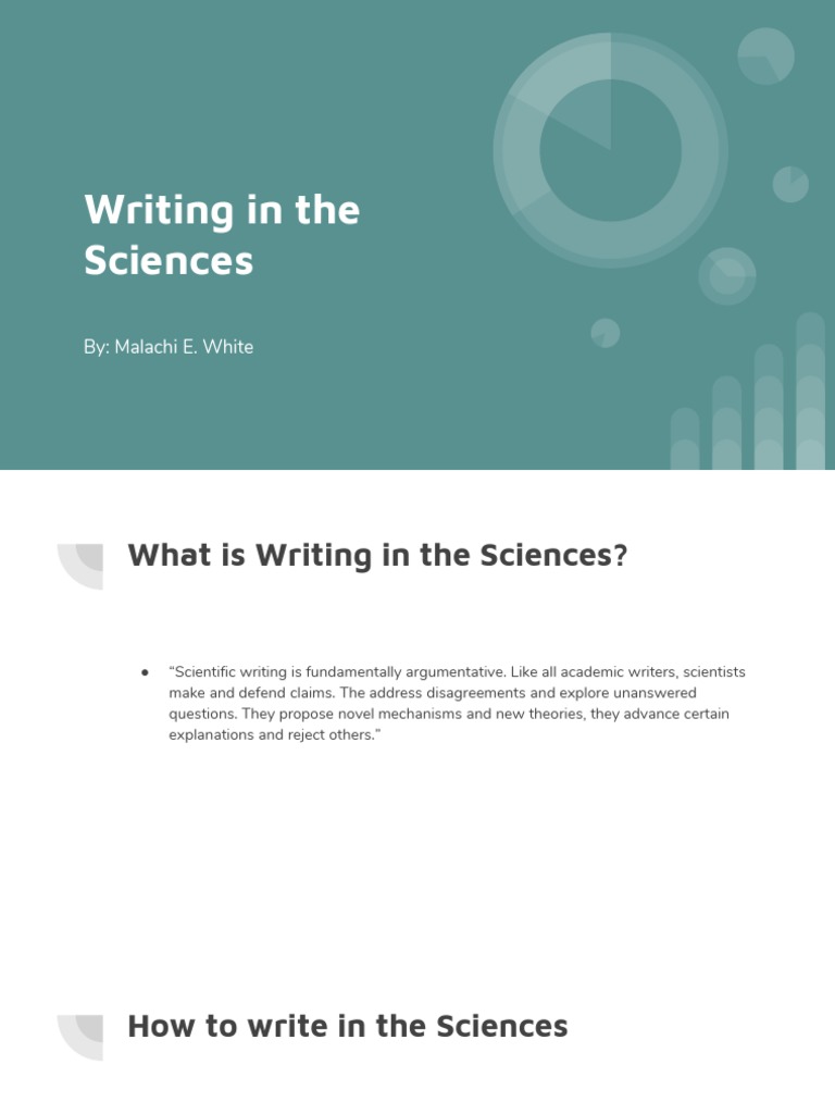 Writing Effectively in Science | PDF | Hypothesis | Science