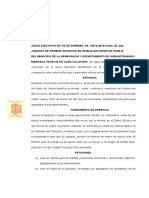 Juicio Ejecutivo en vía de apremio agrega periódicos