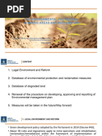 Environmental Protection in Mining Areas and Reclamation