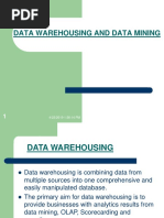 Data Warehousing and Data Mining