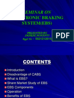 Seminar On: Electronic Braking System (Ebs)