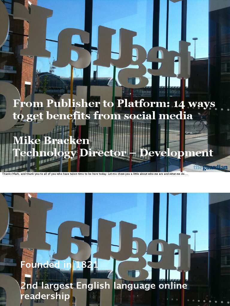 From Publisher To Platform 14 Ways To Get Benefits From Social Media