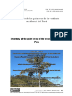 Inventario de Las Palmeras de La Vertiente Occidental Del Perú