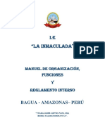 I.E "La Inmaculada": Bagua - Amazonas - Perú
