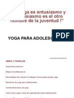 Yoga Adolescentes