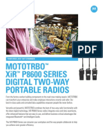 Mototrbo Xir P8600 Series Digital Two-Way Portable Radios: Your Voice Just Got Stronger
