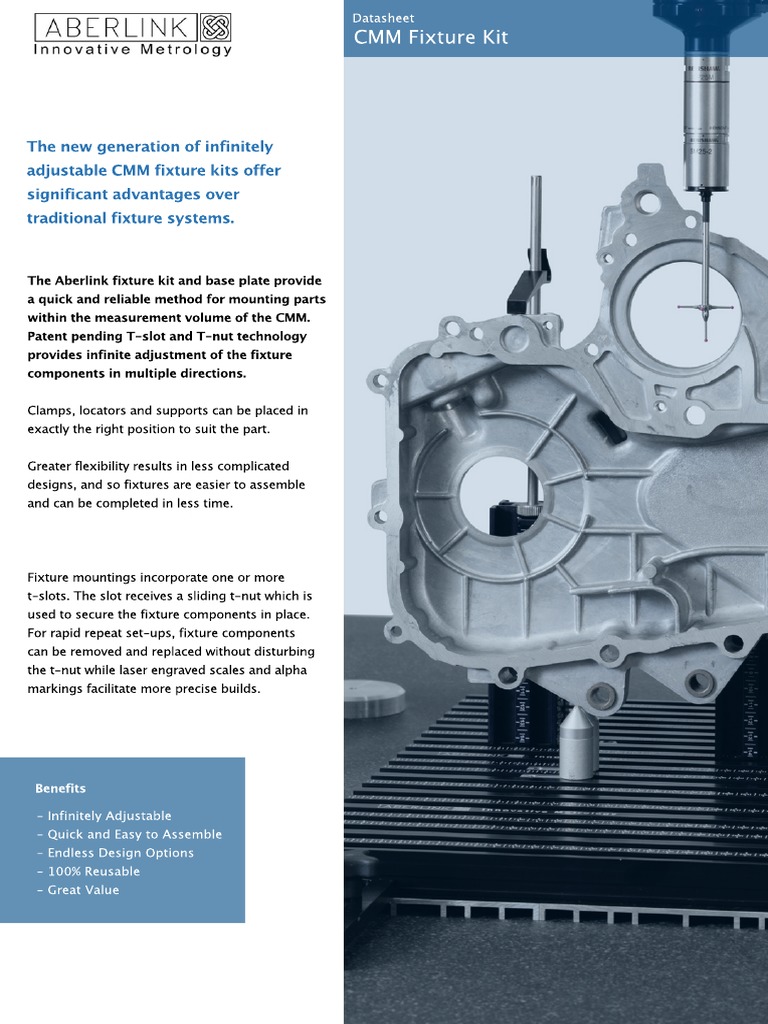 Aberlink CMM Fixture Kit Datasheet PDF PDF