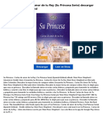 Su Princesa Cartas de Amor de Tu Rey (Su Princesa Serie) PDF