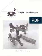 DuNouy Tensiometer PDF