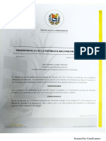 Decreto No.5 del mandatario encargado Juan Guaidó