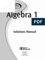 Glencoe Algebra-I-Solutions-Manual PDF