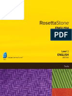 Rosetta Stone English British Level 1 Tests PDF