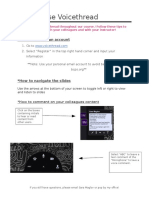 Voice Thread Cheat Sheet