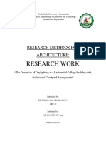 Research Work: Research Methods For Architecture