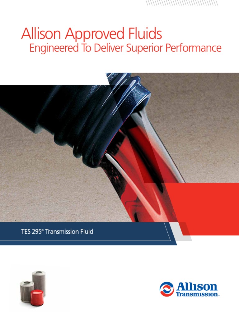 Allison Approved Fluids 2015 en PDF Transmission (Mechanics) Business