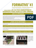 Sistema de Cultivo Hidroponico para Agricultura Urbana PDF