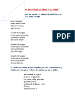 Ejercicios de La Forma Del Poema