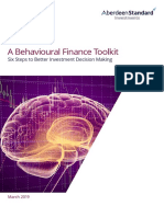 Behavioural Finance A Tool Kit Aberdeen 4-19