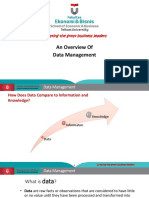 An Overview of Data Management: Creating The Great Business Leaders