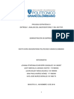 Análisis macroentorno cadena supermercados