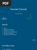 Suricata Tutorial: Flocon 2016