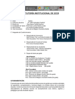 Plan de Tutoría Institucional.2019