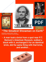 "The Greatest Showman On Earth": Presentation Created by Robert L. Martinez Primary Source: The Story of US by Joy Hakim