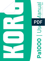 Korg Pa1000 en PDF