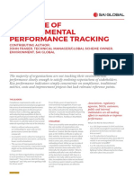 The State of Environmental Performance Tracking