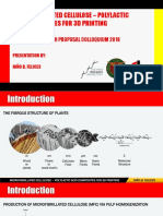 Microfibrillated Cellulose - Polylactic Acid Composites For 3D Printing