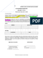 Acta de Recepcion Textos y Uniformes