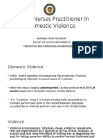 Role of Nurses in Addressing Domestic Violence