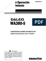 Manual de Operacion y Mantencion WA 380 5 PDF