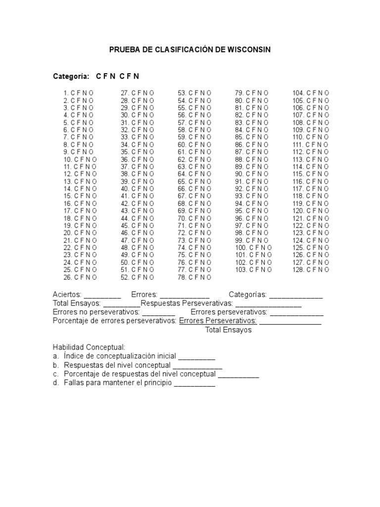 Prueba de Clasificación CFNO | PDF | Deportes | Violencia