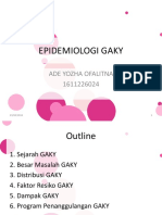 Epidemilogi GAKY