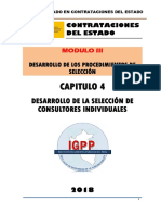 Modulo 03 - Capitulo 4 Desarrollo de La Selección de Consultores Individuales