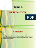 Tema 5 Respiracion