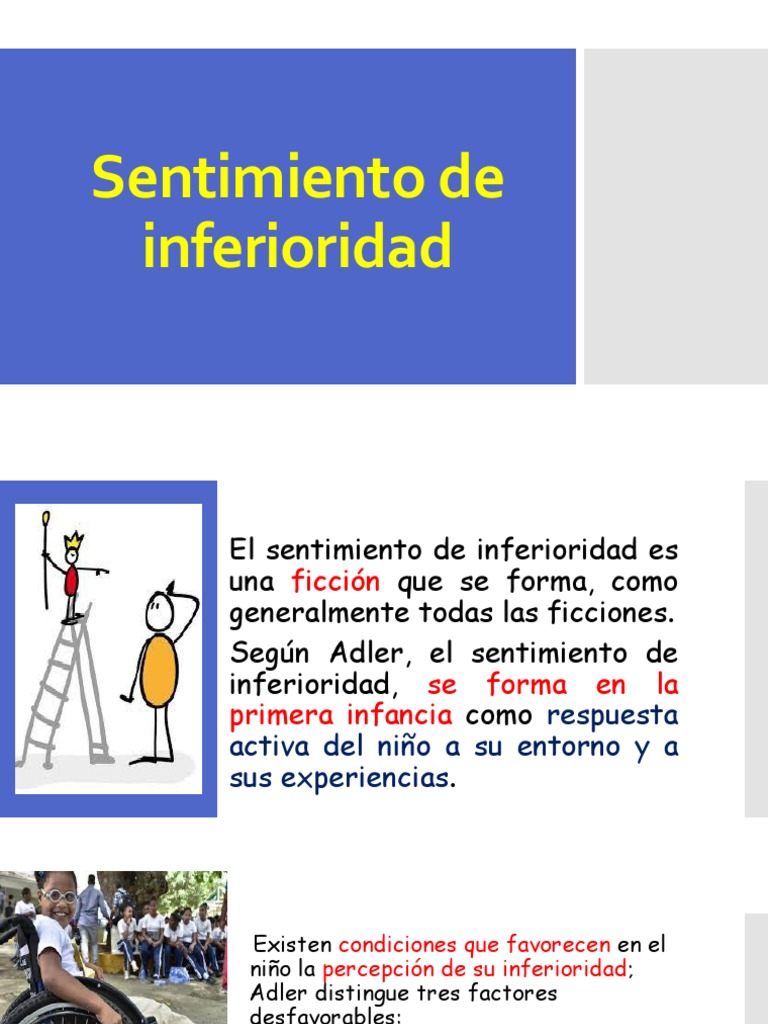 Sentimiento de Inferioridad | PDF | Invalidez | Sicología