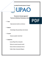Informe de Metodologia - Mejoramiento Genetico - Universidad Privada Antenor Orrego