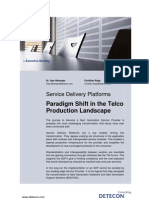 Service Delivery Platforms: Paradigm Shift in The Telco Production Landscape (Detecon Executive Briefing)