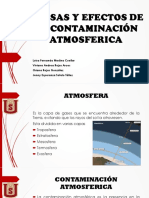 Causas y Efectos de La Contaminación Atmosferica