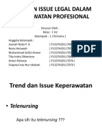 TREN DAN ISSUE LEGAL DALAM KEPERAWATAN PROFESIONAL.pptx